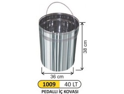 PEDALLI İÇ ÇÖP KOVASI 40 LT 1009